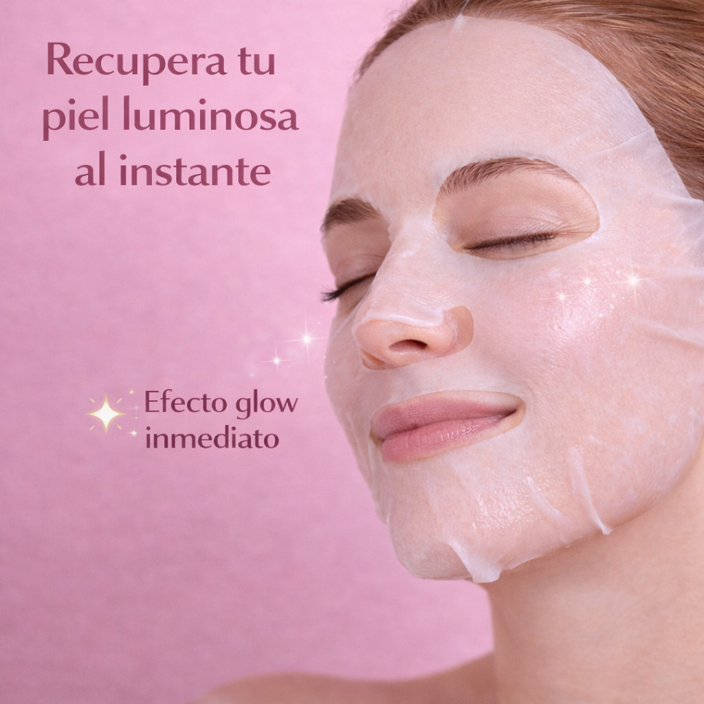 Pack 4 Mascarillas Faciales Bio Colágeno Coreano